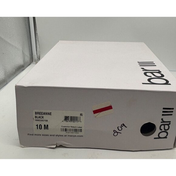 Bar III 2-piece Breeanne Sandal, Black, Size Mismatch (right 9.5/ left 10) - Picture 8 of 13